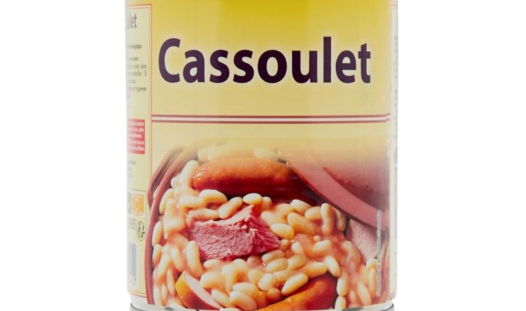 Plat cuisiné cassoulet