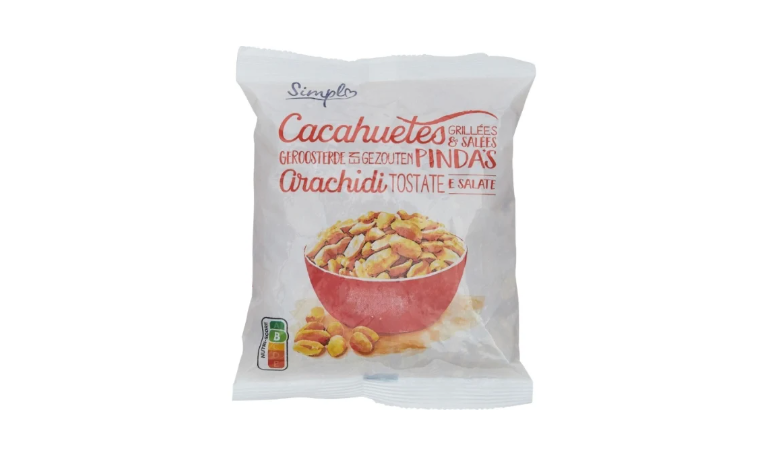 Cacahuètes grillées et salées