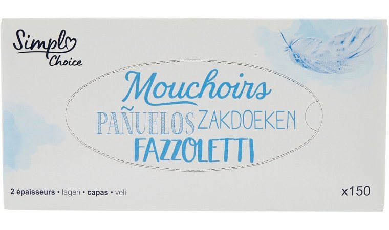 Mouchoirs Doux 2 Epaisseurs