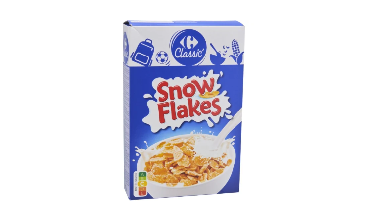 Céréales pétales de maïs sucrés